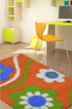 Sprintzios Παιδικό Χαλί Συνθετικό 160x230cm Next Shaggy 708 Orange