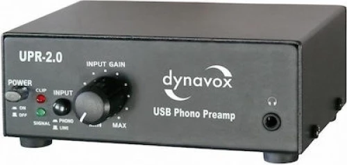 Dynavox USB-Phono UPR-2.0 Phono Preamp Black