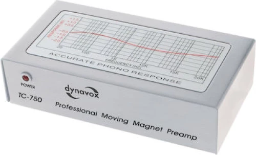 Dynavox TC-750 Phono Preamp Silver