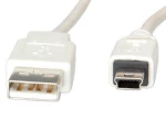Roline USB 2.0 Cable USB-A male - mini USB-B 1.8m (11.99.8718)