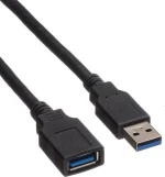 Roline USB 3.0 Cable USB-A male - USB-A female 0.8m (11.02.8977)