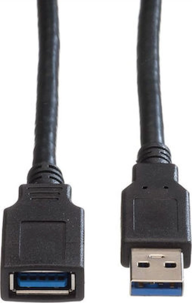Roline USB 3.0 Cable USB-A male - USB-A female 0.8m (11.02.8977)
