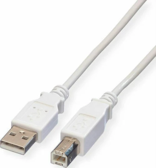 Value USB 2.0 Cable A - B M/M white 1.8m 11.99.8819