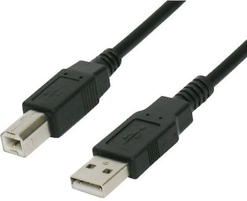 FT Electronics USB 2.0 Cable USB-A male - USB-B male Μαύρο 1.5m (FTT16-601)