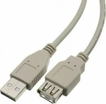 USB 2.0 Cable USB-A male - USB-A female 5m (04.001.0120)