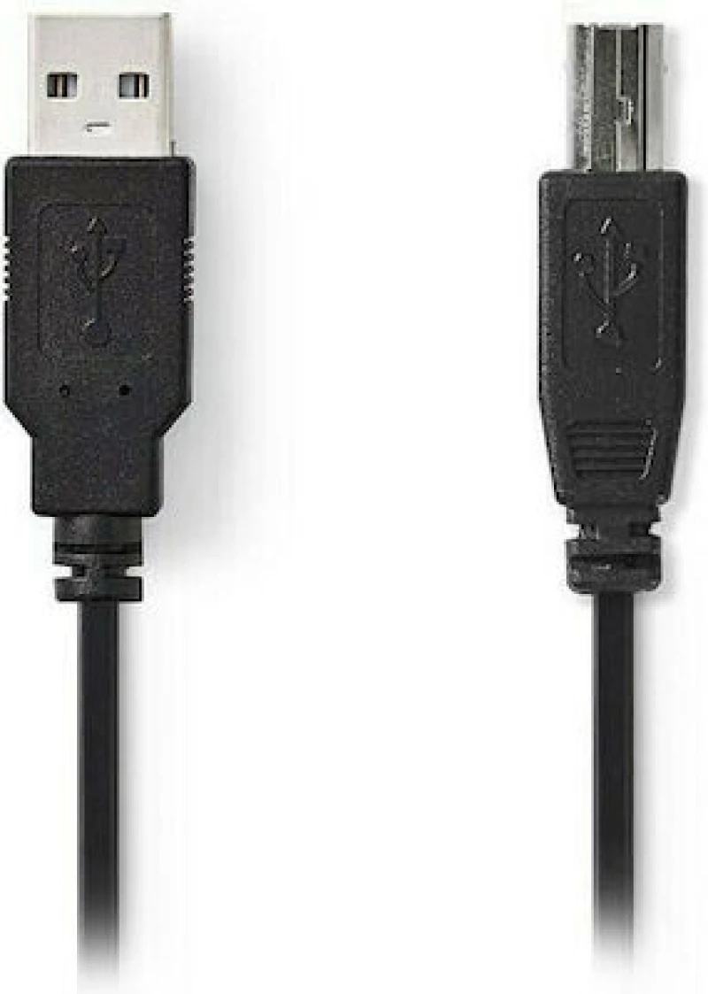 Nedis USB 2.0 Cable USB-A male - USB-B male 1m (CCGT60100BK10)