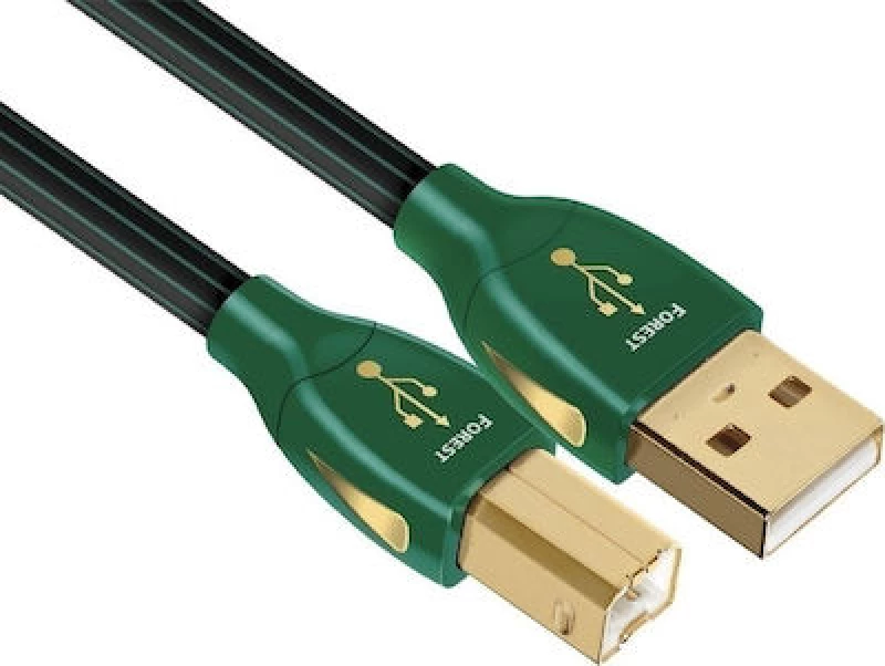 Audioquest USB 2.0 Cable USB-A male - USB-B male 0.75m (Forest)