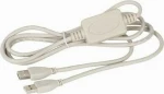 Gembird USB 2.0 Cable USB-A male - USB-A male Λευκό 1.8m (UANC22V)