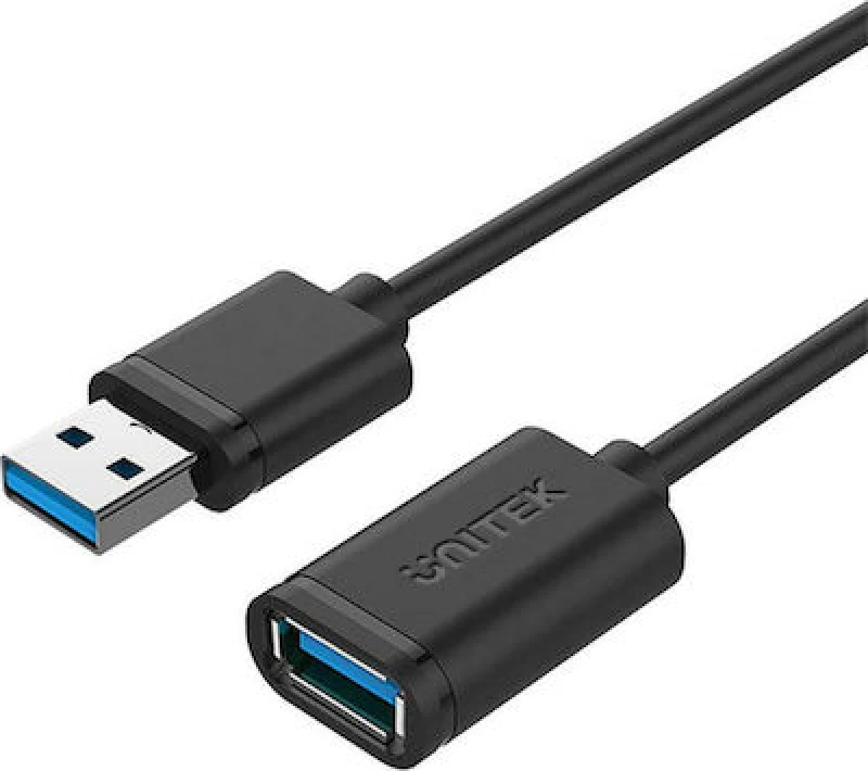 Unitek USB 3.1 Cable USB-A male - USB-A female Μαύρο 1.5m (Y-C458GBK)