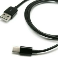 Καλώδιο Σύνδεσης USB 2.0 USB A σε USB C 1m Μαύρο (Ασυσκεύαστο)