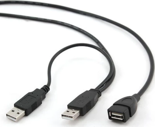 Cablexpert USB 2.0 Cable 2x USB-A male - mini USB-B male 0.9m (CCP-USB22-AMAF-3)