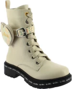 IQ Shoes Παιδικό Μποτάκι για Κορίτσι Μπεζ Azores 155