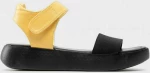 Flatform Σανδάλια Betsy 917002/01-02 Μαύρο-Κίτρινο