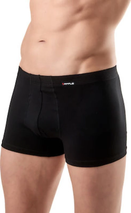 Apple Boxer 0114143 Ανδρικά Boxer Μαύρα Μονόχρωμα 4Pack