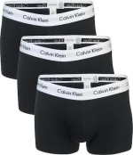 Calvin Klein Ανδρικά Boxer Μαύρα Μονόχρωμα 3Pack U2664G-001
