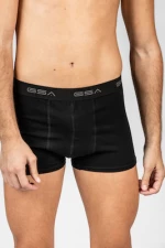 GSA Ανδρικά Boxer Μαύρα Μονόχρωμα 3Pack 17-1204-01