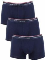 Tommy Hilfiger Ανδρικά Boxer Μπλε Μονόχρωμα 3Pack 1U87903842-409