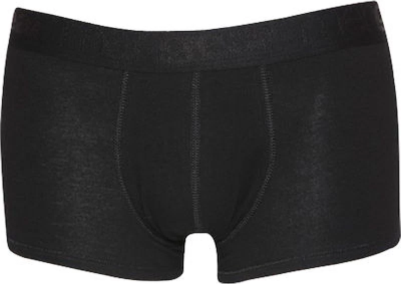 Minerva Mengear 90-20519 Ανδρικά Boxer Μαύρα Μονόχρωμα 2Pack