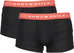 North Sails NS01UTR03 Ανδρικά Boxer Μαύρα Μονόχρωμα 2Pack