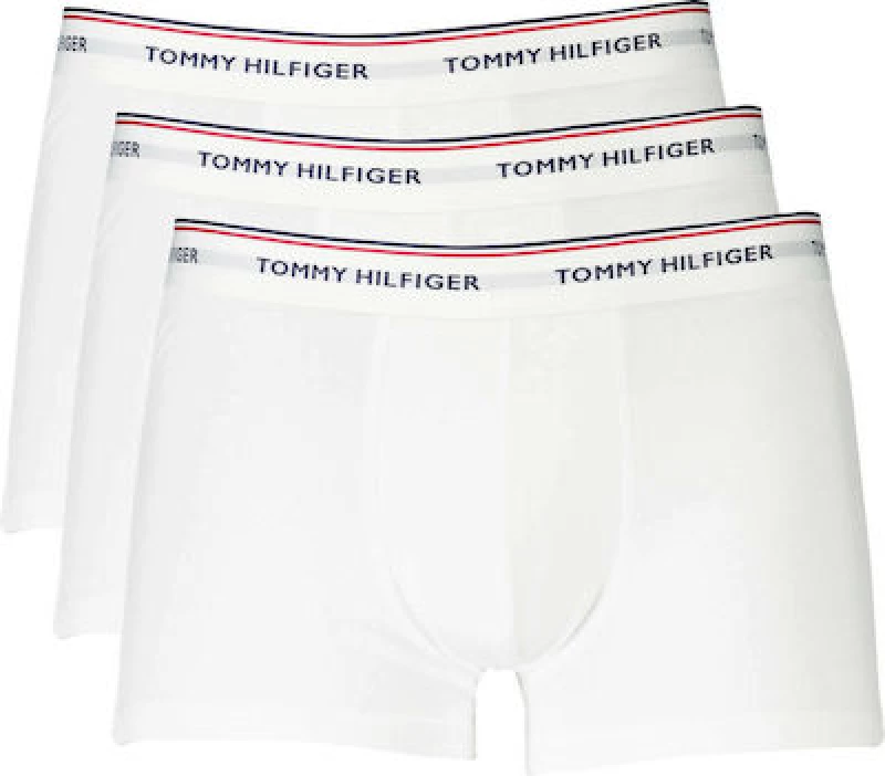 Tommy Hilfiger Ανδρικά Boxer Λευκά Μονόχρωμα 3Pack 1U87903842-100