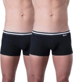 Dim D6578 Ανδρικά Boxer Μαύρα Μονόχρωμα 2Pack