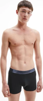 Calvin Klein Ανδρικά Boxer Μαύρα Μονόχρωμα 2Pack NB2996A-UZW