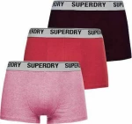 Superdry Ανδρικά Boxer Burgundy / Red / Pink Μονόχρωμα 3Pack M3110348A-6PY