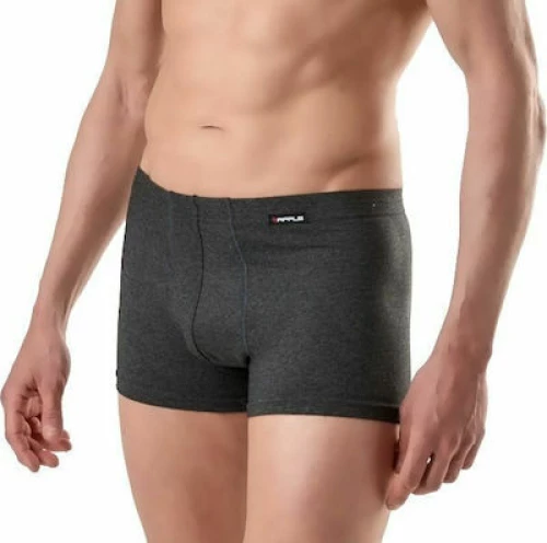 Apple Boxer 0114143 Ανδρικά Boxer Γκρι Μονόχρωμα 4Pack