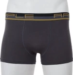 Apple Boxer 0110951 Ανδρικό Boxer Ανθρακί / Χρυσό Μονόχρωμο