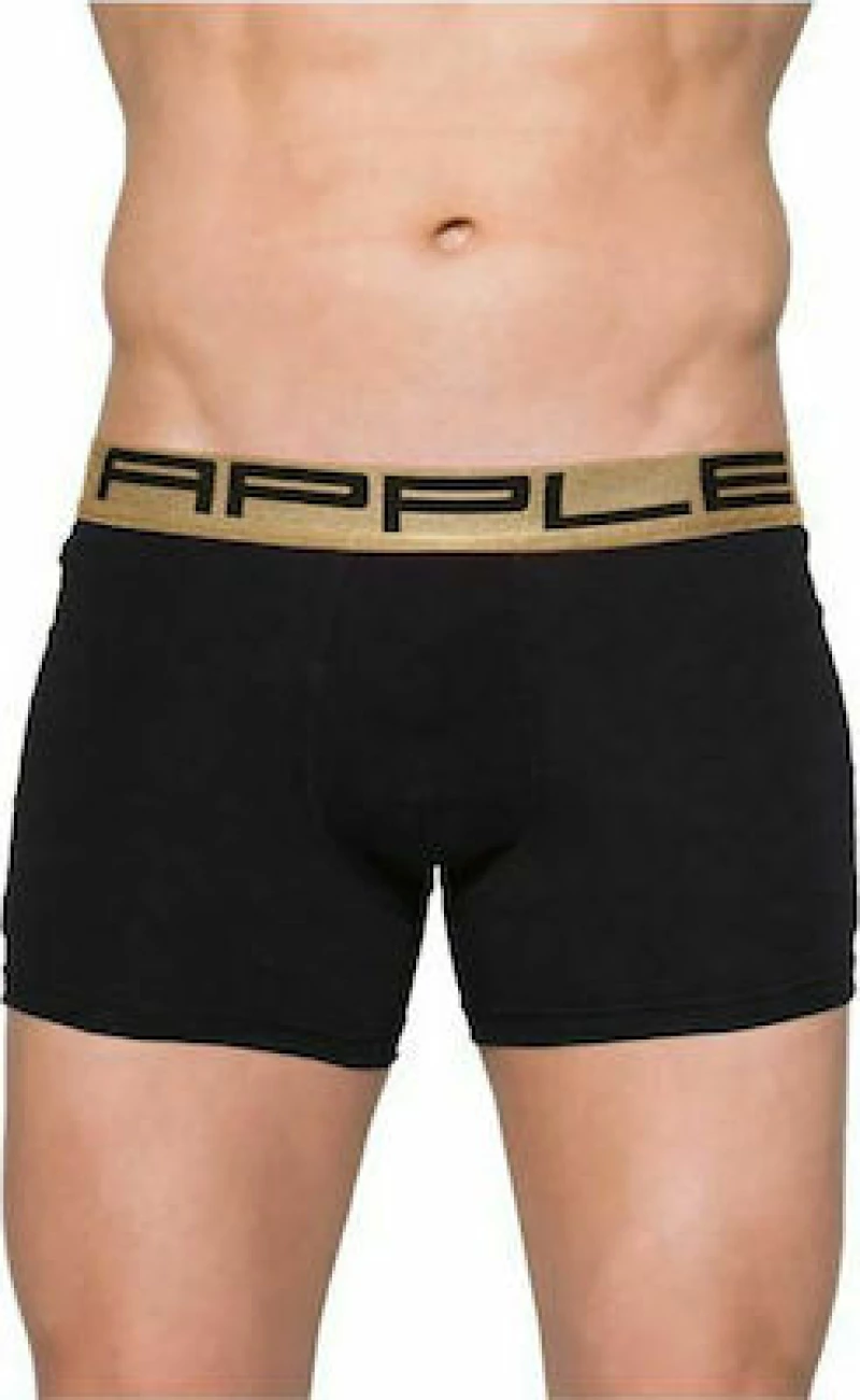 Apple Boxer 110206 Ανδρικό Boxer Μαύρο Μονόχρωμο