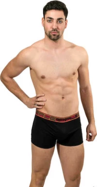 Apple Boxer 0115931 Ανδρικό Boxer Μαύρο Μονόχρωμο