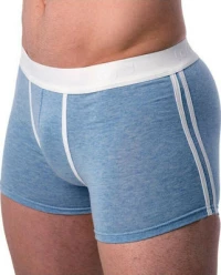 Boxer, λευκές ρίγες, Χρώμα Σιέλ