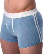 Boxer, λευκές ρίγες, Χρώμα Σιέλ