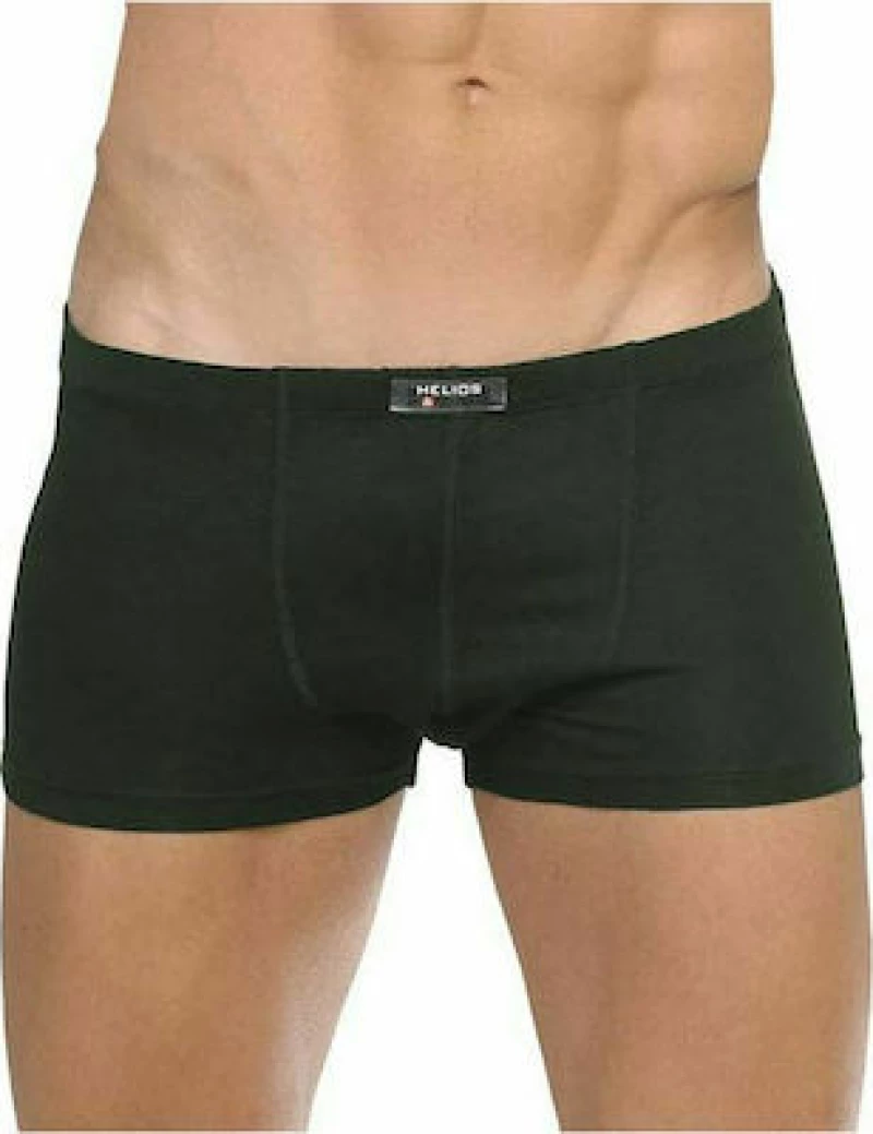 Helios 80996 Ανδρικό Boxer Χακί Μονόχρωμο