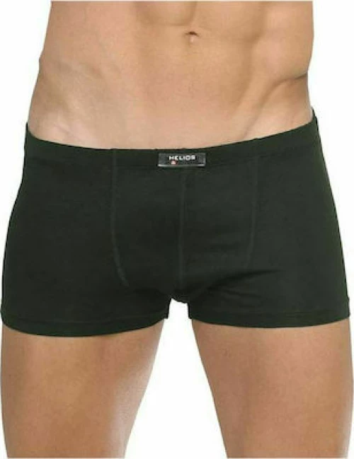 Helios 80996 Ανδρικό Boxer Χακί Μονόχρωμο
