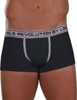 Boxer κοντό REVOLUTION, Χρώμα Μαύρο
