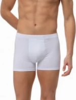 Minerva 90-22075 Ανδρικό Boxer Λευκό Μονόχρωμο