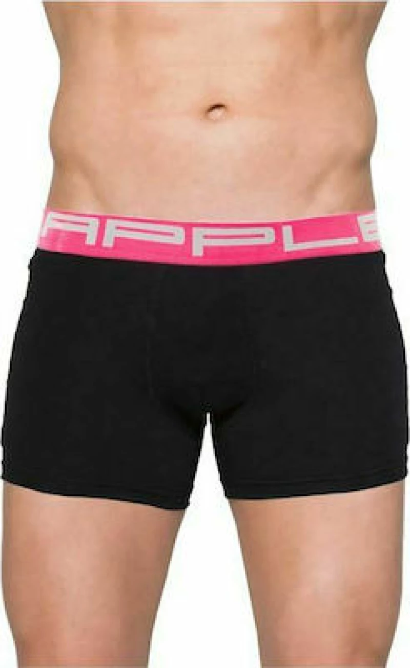 Apple Boxer 0110206 Ανδρικό Boxer σε Μαύρο / Ροζ χρώμα