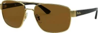 Ray Ban Ανδρικά Γυαλιά Ηλίου σε Καφέ χρώμα RB3663 001/57