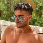 Olympus Sunglasses Hector 01-011 Silver Blue