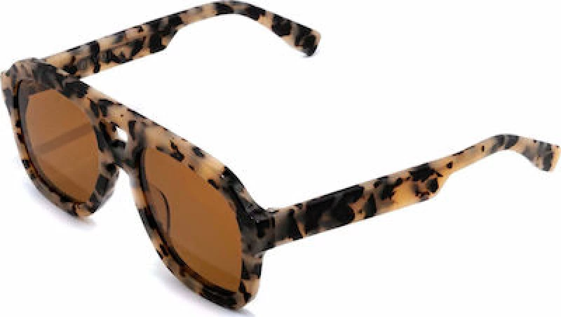 Olympus Sunglasses Selene Unisex Γυαλιά Ηλίου Beige / Brown