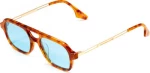 Olympus Sunglasses Praxitellis Unisex Γυαλιά Ηλίου Brown / Blue