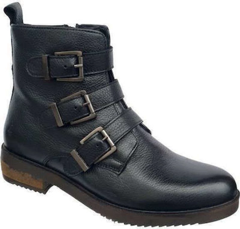 Hush Puppies HWE256556514 Μαύρα Γυναικεία Μποτάκια
