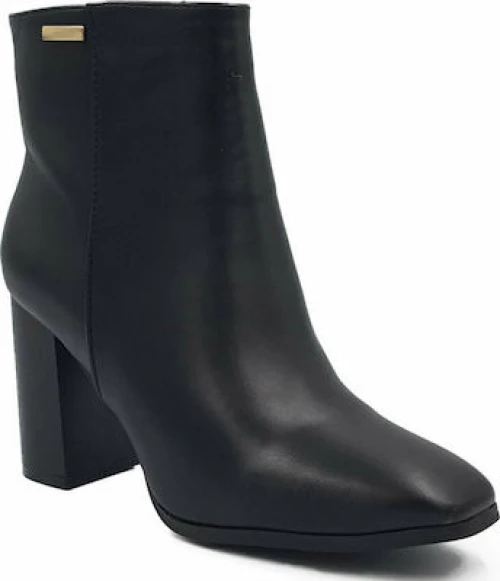 Γυναικεία Μποτάκια Leder - 77233 - Μαύρο