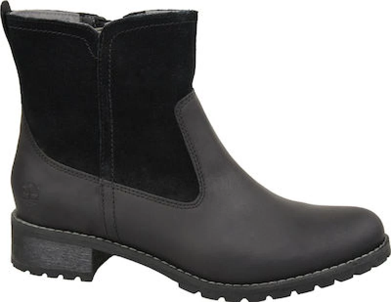 Timberland Bethel Biker Δερμάτινα Γυναικεία Μποτάκια Μαύρα 6914B