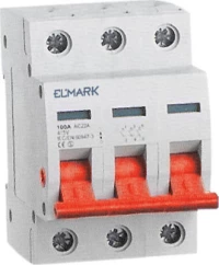 Elmark Τριπολικός Διακόπτης Ράγας 400V 80A 41932