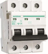 Geyer Τριπολικός Διακόπτης Ράγας 220V 40A ES340A