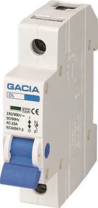 Gacia 1X25A Διακόπτης Ράγας 25A 500-43600
