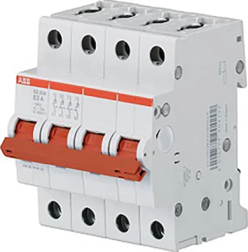 Abb SD204-40 Τετραπολικός Διακόπτης Ράγας 440V 40A 73553