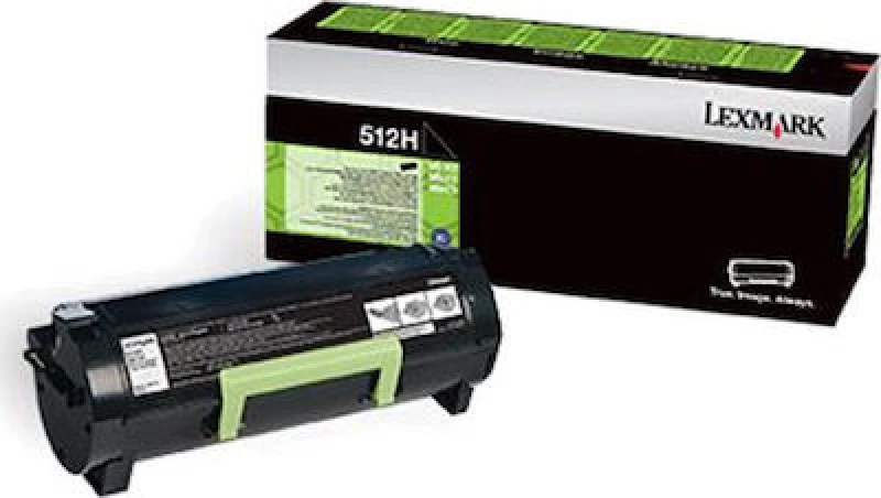 Lexmark 512H Toner Μαύρο High Capacity Return Program 5000 Σελίδων (51F2H00)